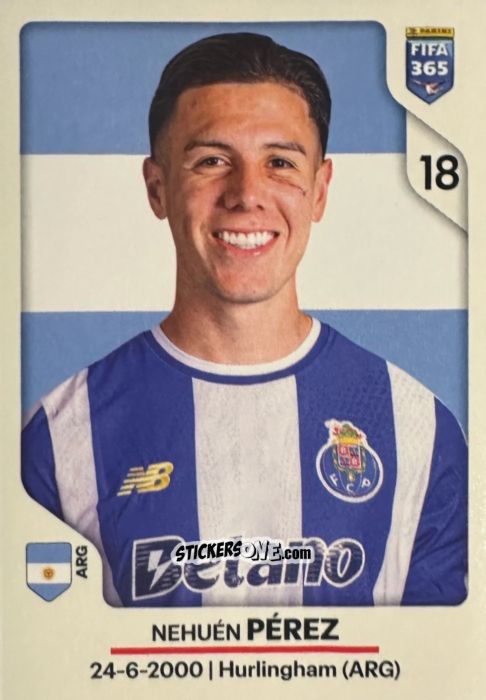 Cromo Nehuén Pérez - Fifa 365 2026 n. 388 - Panini