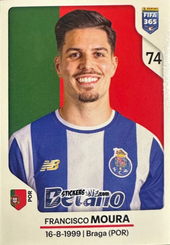 Cromo Francisco Moura - Fifa 365 2026 n. 392 - Panini