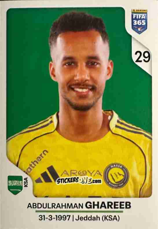 Sticker Abdulrahman Ghareeb - Fifa 365 2026 n. 438 - Panini