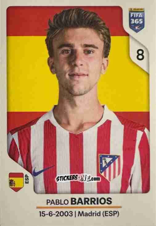 Sticker Pablo Barrios - Fifa 365 2026 n. 447 - Panini
