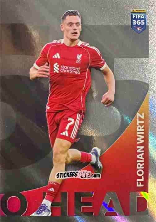 Cromo Florian Wirtz (Liverpool FC) - Fifa 365 2026 n. 464 - Panini
