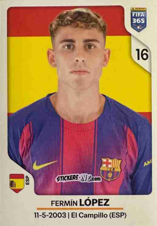 Sticker Fermin Lopez - Fifa 365 2026 n. 486 - Panini