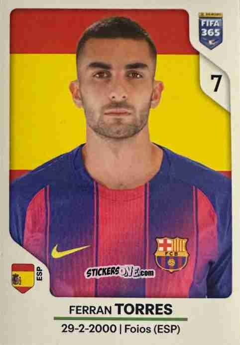 Cromo Ferran Torres - Fifa 365 2026 n. 491 - Panini
