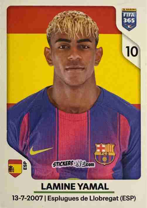 Figurina Lamine Yamal - Fifa 365 2026 n. 493 - Panini