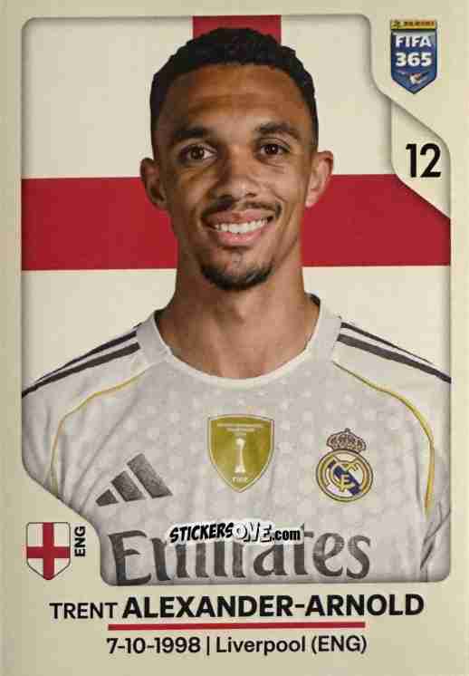 Figurina Trent Alexander-Arnold - Fifa 365 2026 n. 500 - Panini