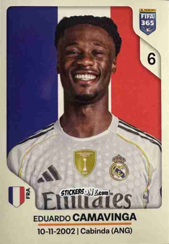 Sticker Eduardo Camavinga - Fifa 365 2026 n. 504 - Panini