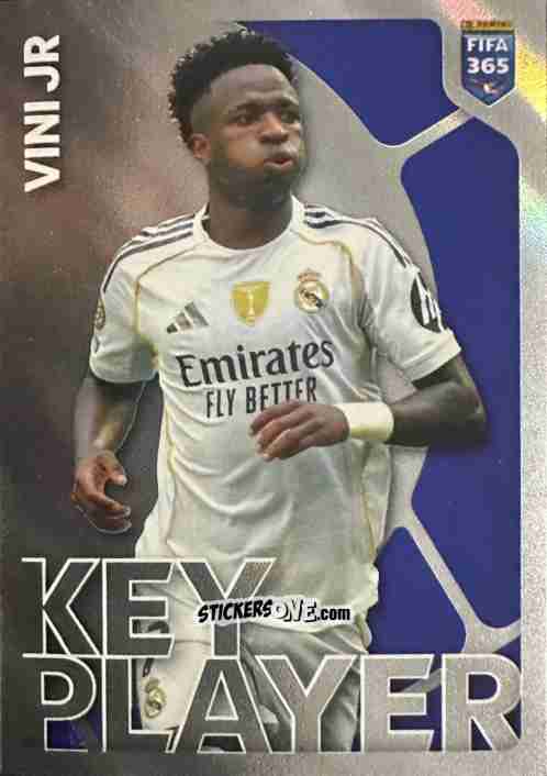 Figurina Vinicius Júnior (Key Player) - Fifa 365 2026 n. 507 - Panini