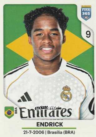 Figurina Endrick - Fifa 365 2026 n. 511 - Panini