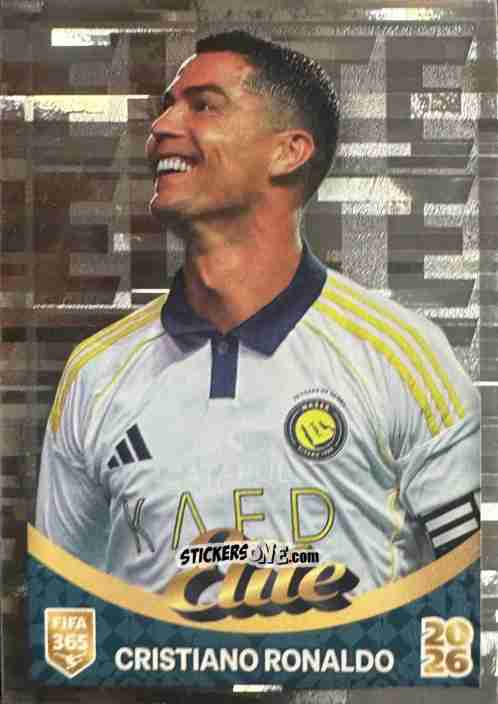 Figurina Cristiano Ronaldo (Al Nassr) - Fifa 365 2026 n. 519 - Panini