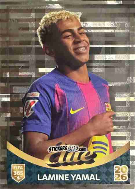 Figurina Lamine Yamal (FC Barcelona) - Fifa 365 2026 n. 522 - Panini