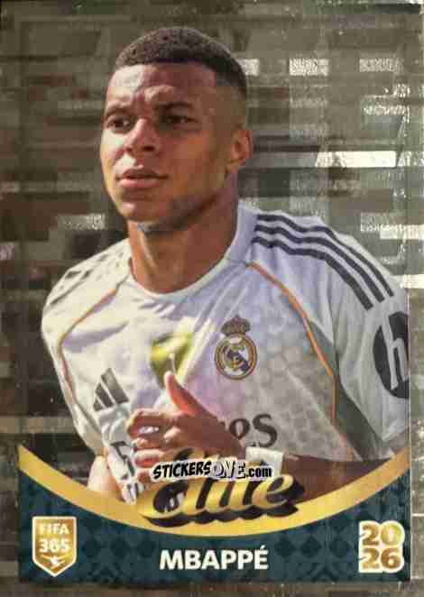 Sticker Kylian Mbappé (Real Madrid) - Fifa 365 2026 n. 524 - Panini