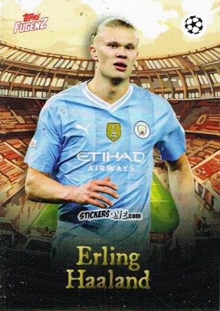 Cromo Erling Haaland - Fugenz Uefa Club Competitions 2023-2024 n. 1 - Topps