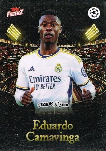 Sticker Eduardo Camavinga - Fugenz Uefa Club Competitions 2023-2024 n. 6 - Topps