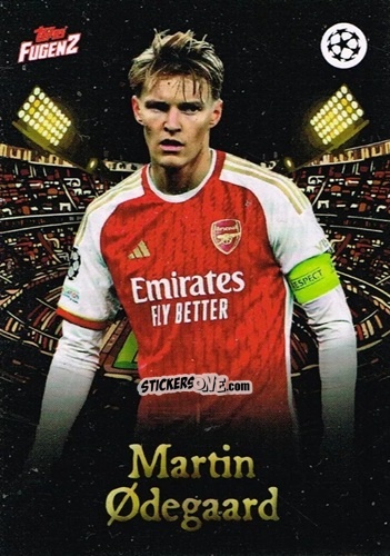 Figurina Martin Ødegaard - Fugenz Uefa Club Competitions 2023-2024 n. 10 - Topps