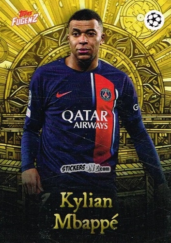Sticker Kylian Mbappé - Fugenz Uefa Club Competitions 2023-2024 n. 20 - Topps