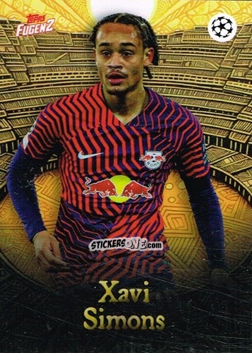 Figurina Xavi Simons - Fugenz Uefa Club Competitions 2023-2024 n. 23 - Topps