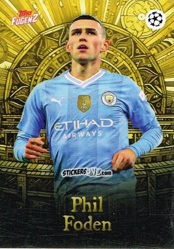 Cromo Phil Foden - Fugenz Uefa Club Competitions 2023-2024 n. 24 - Topps