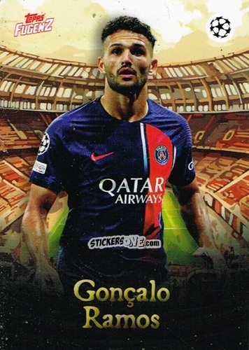 Figurina Gonçalo Ramos - Fugenz Uefa Club Competitions 2023-2024 n. 37 - Topps