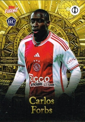 Figurina Carlos Forbs - Fugenz Uefa Club Competitions 2023-2024 n. 40 - Topps