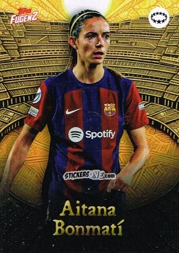 Sticker Aitana Bonmatí - Fugenz Uefa Club Competitions 2023-2024 n. 43 - Topps