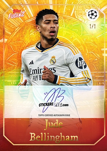 Cromo Jude Bellingham - Fugenz Uefa Club Competitions 2023-2024 n. AU3 - Topps
