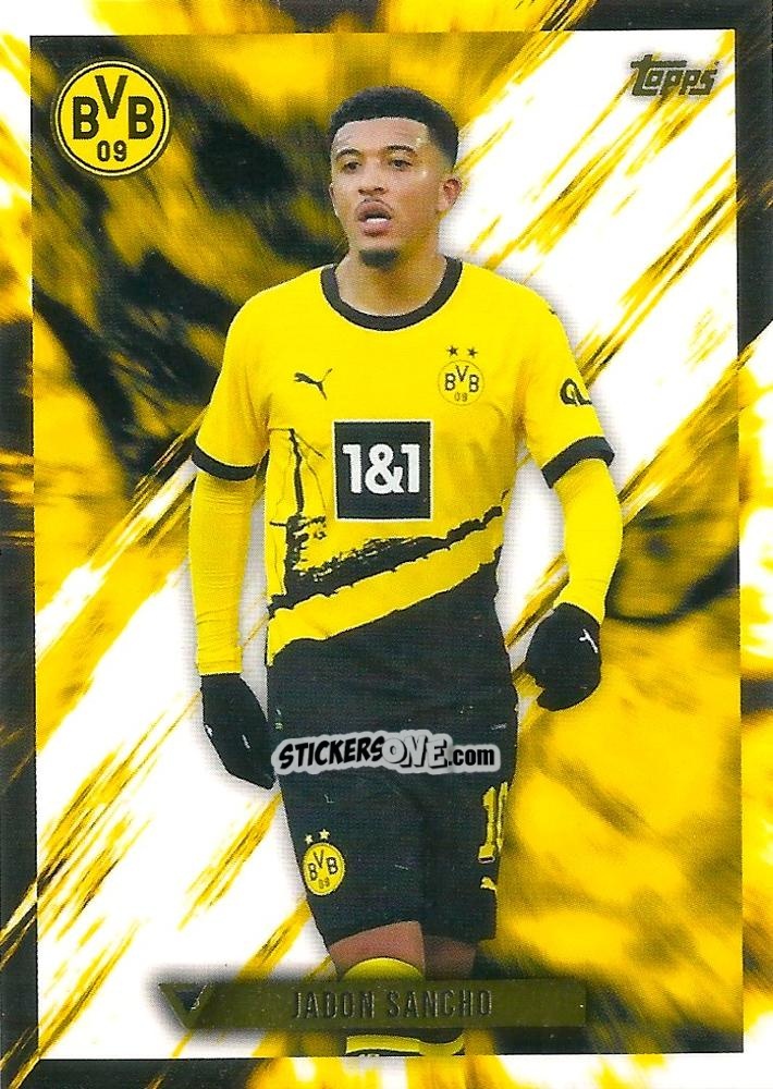 Sticker Jadon Sancho - Borussia Dortmund Vernissage 2023-2024 n. BVBV-16 - Topps