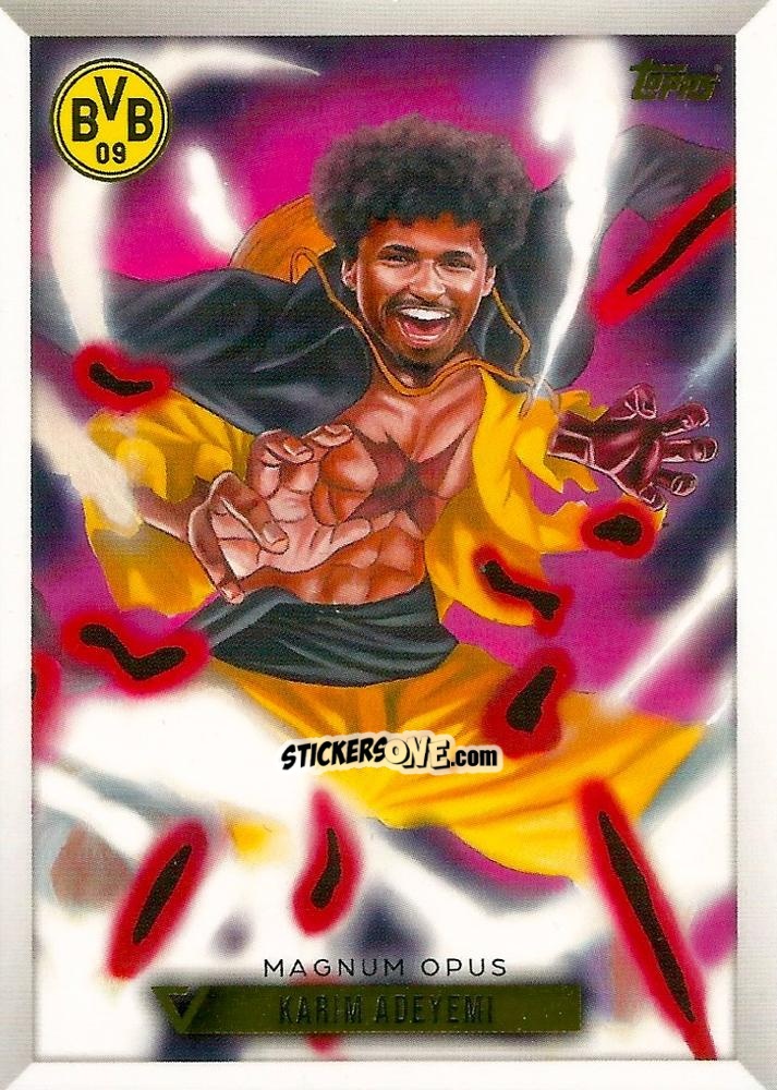 Sticker Karim Adeyemi - Borussia Dortmund Vernissage 2023-2024 n. BVBM-KA - Topps