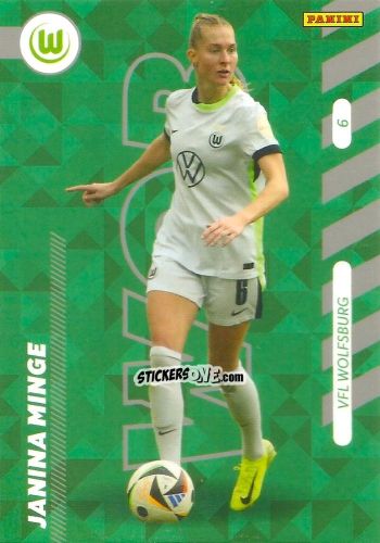 Cromo Janina Minge - Frauen Bundesliga 2024-2025
 n. ACT-9 - Panini