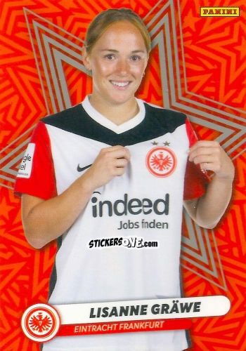 Sticker Lisanne Grawe - Frauen Bundesliga 2024-2025
 n. RISE-8 - Panini