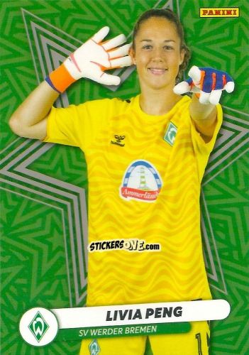 Sticker Livia Peng - Frauen Bundesliga 2024-2025
 n. RISE-13 - Panini