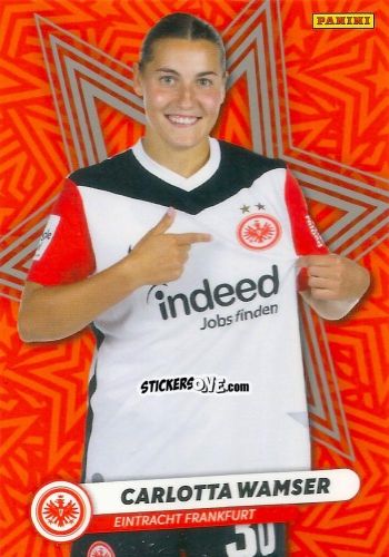 Cromo Carlotta Wamser - Frauen Bundesliga 2024-2025
 n. RISE-19 - Panini
