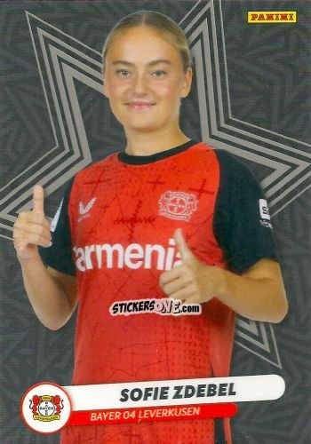 Cromo Sofie Zdebel - Frauen Bundesliga 2024-2025
 n. RISE-21 - Panini