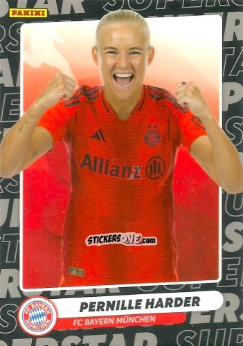 Sticker Pernille Harder - Frauen Bundesliga 2024-2025
 n. STAR-7 - Panini