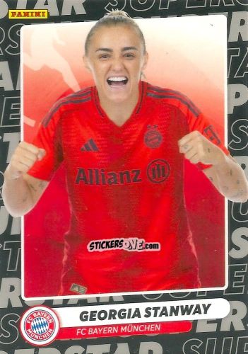 Sticker Georgia Stanway - Frauen Bundesliga 2024-2025
 n. STAR-10 - Panini