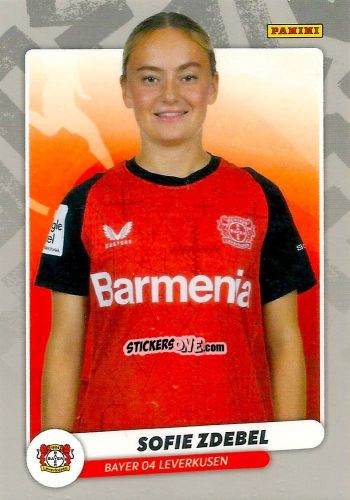 Sticker Sofie Zdebel - Frauen Bundesliga 2024-2025
 n. BASE-50 - Panini