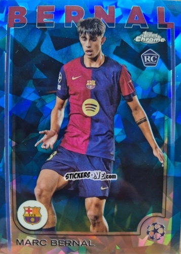 Cromo Marc Bernal - Chrome Uefa Club Competitions Sapphire Edition 2024-2025 n. 39 - Topps
