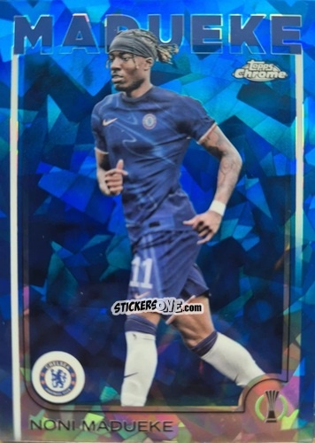 Figurina Emiliano Martínez - Chrome Uefa Club Competitions Sapphire Edition 2024-2025 n. 113 - Topps