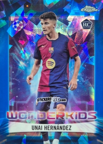 Cromo Unai Hernández - Chrome Uefa Club Competitions Sapphire Edition 2024-2025 n. WK-10 - Topps