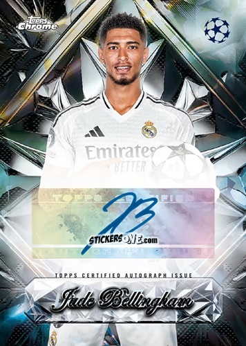 Cromo Jude Bellingham - Chrome Uefa Club Competitions Sapphire Edition 2024-2025 n. CA-JB - Topps