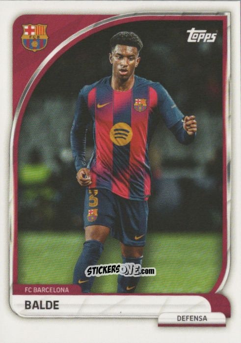 Sticker Balde - Fc Barcelona 2025-2026 Collector Tin n. 5 - Topps