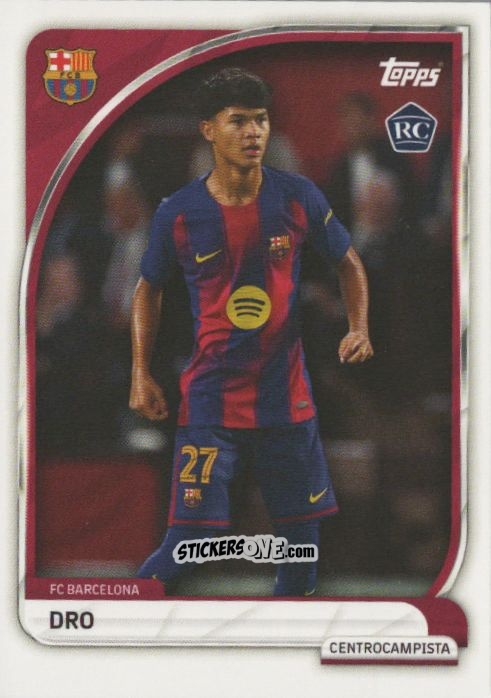 Cromo Dro - Fc Barcelona 2025-2026 Collector Tin n. 7 - Topps