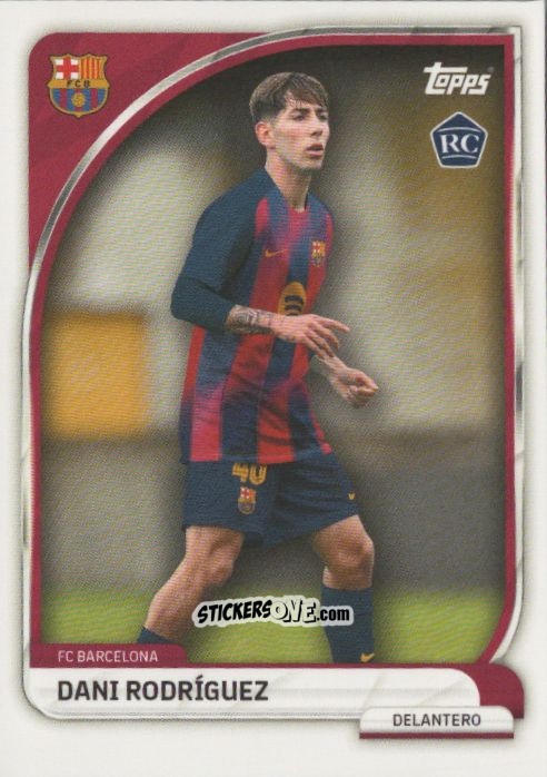 Figurina Dani Rodríguez - Fc Barcelona 2025-2026 Collector Tin n. 14 - Topps