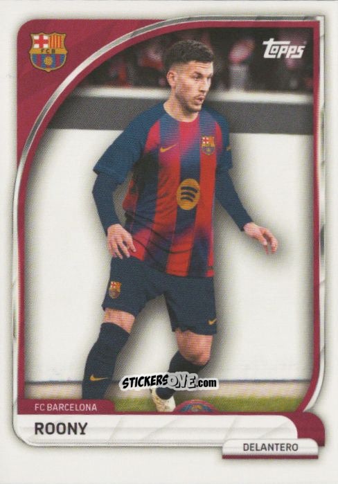 Cromo Roony Bardghji - Fc Barcelona 2025-2026 Collector Tin n. 15 - Topps
