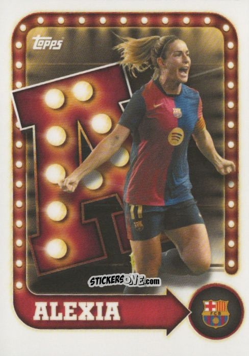 Sticker Alexia - Fc Barcelona 2025-2026 Collector Tin n. 21 - Topps