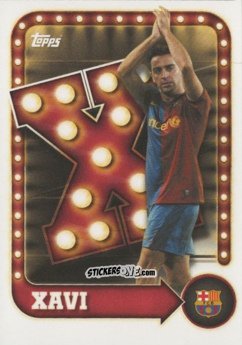 Sticker Xavi - Fc Barcelona 2025-2026 Collector Tin n. 23 - Topps