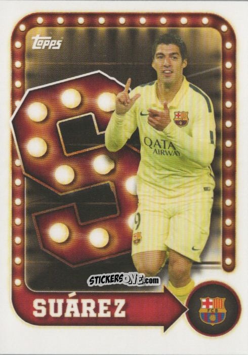 Sticker Luis Suárez - Fc Barcelona 2025-2026 Collector Tin n. 30 - Topps