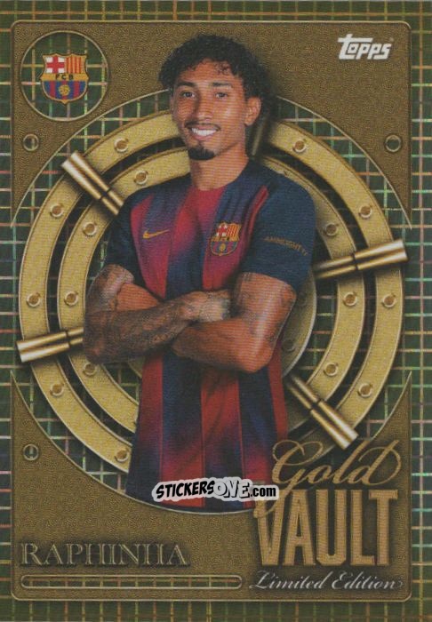 Sticker Raphinha - Fc Barcelona 2025-2026 Collector Tin n. GV-4 - Topps