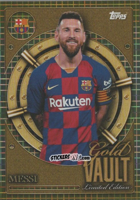 Cromo Messi - Fc Barcelona 2025-2026 Collector Tin n. GV-6 - Topps