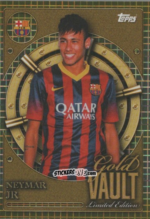 Figurina Neymar Jr - Fc Barcelona 2025-2026 Collector Tin n. GV-8 - Topps