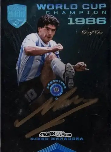 Cromo Diego Maradona - 2018 Eminence Soccer n. WC24 - Panini